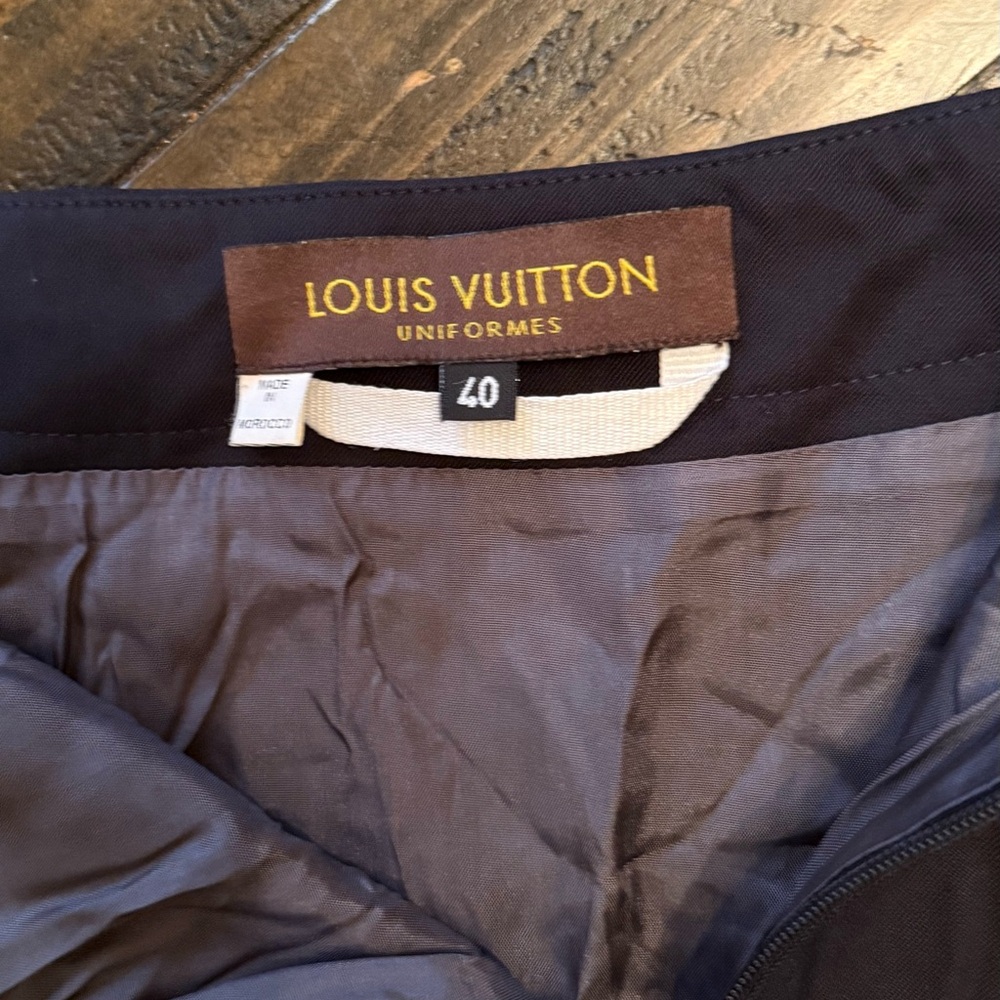 Louis Vuitton Uniformes Black Skirt